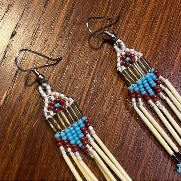 Beaded Earrings - Picture 2 of 5